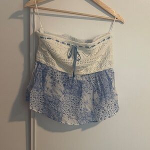 Hollister Easy Crochet Style Strapless Top